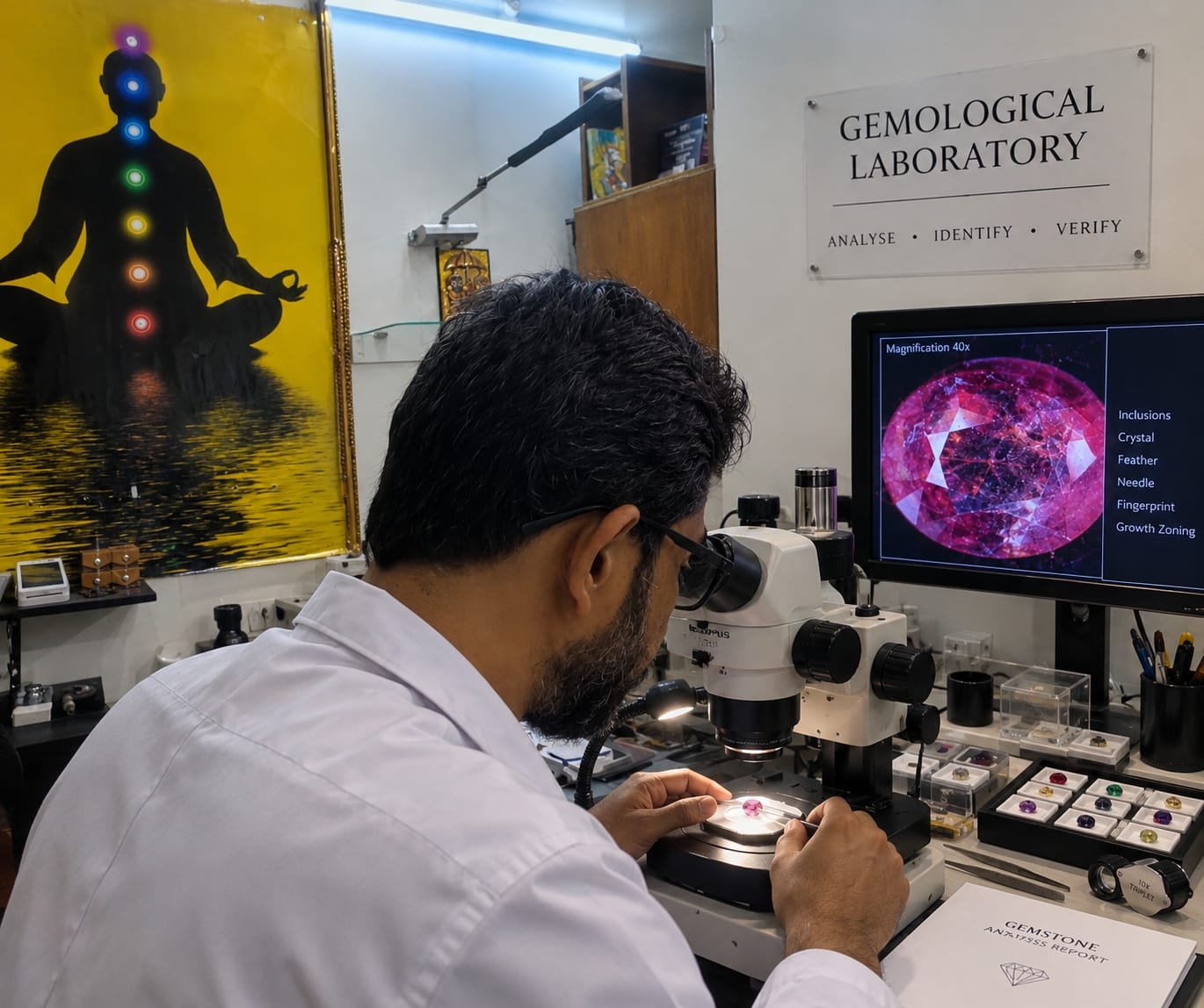 Gold jewellery examined at Gem Expert lab